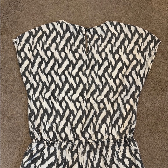 J. Crew Black and White Patterned Romper - Picture 7 of 7